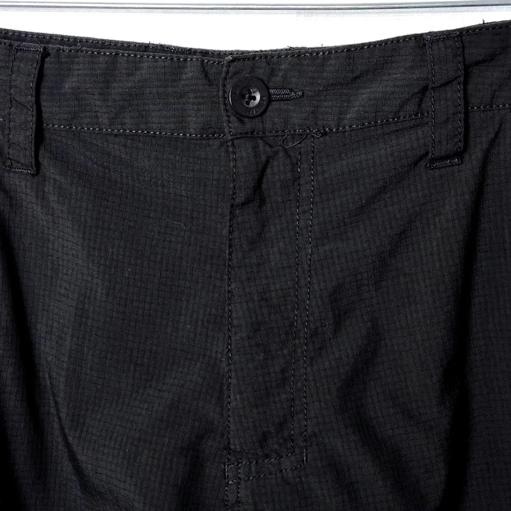 REALTREE NYLON HYBRID‎ FISHING CARGO SHORTS MENS 34 BLACK